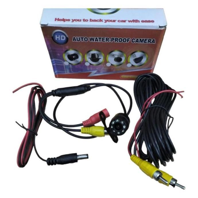 Camera / Kamera Mundur Parkir Mobil + Lampu Universal