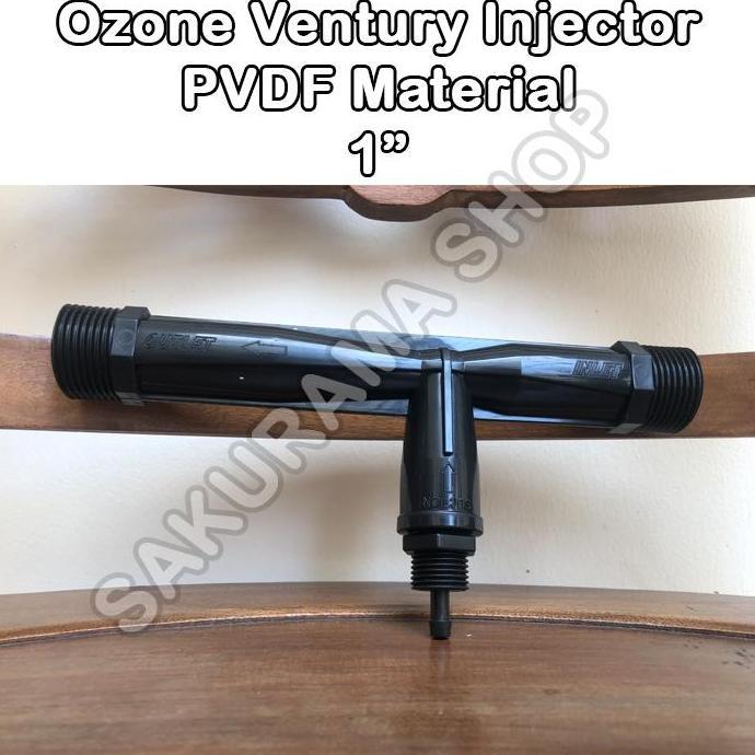 Ventury Ozone Generator Injector PVDF 1 inch