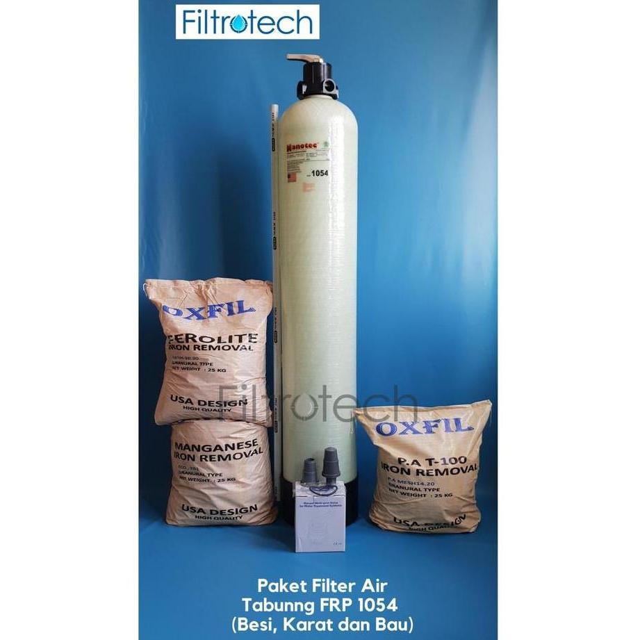 Paket Filter Tabung F 1054 Air Sumur 2 Kuning (Besi, Karat dan Bau) Kuning