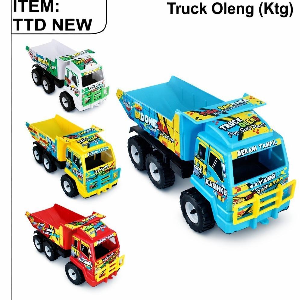 SUPER DEAL BISA COD Mainan Truk Dump Anak Truck Oleng KTG TTD NEW Plastik Besar Bak Angkat Main Pasi