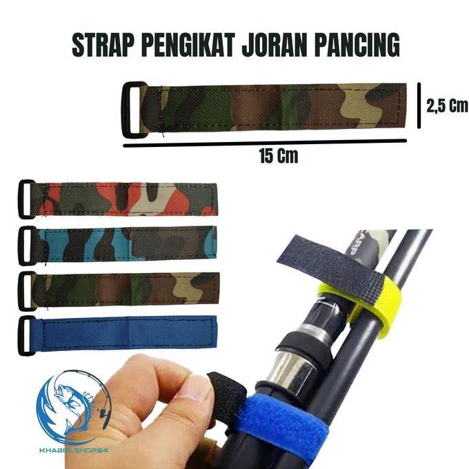 Strap Pengikat Joran Pancing Pengikat Kabel Carger Tali Serbaguna ready