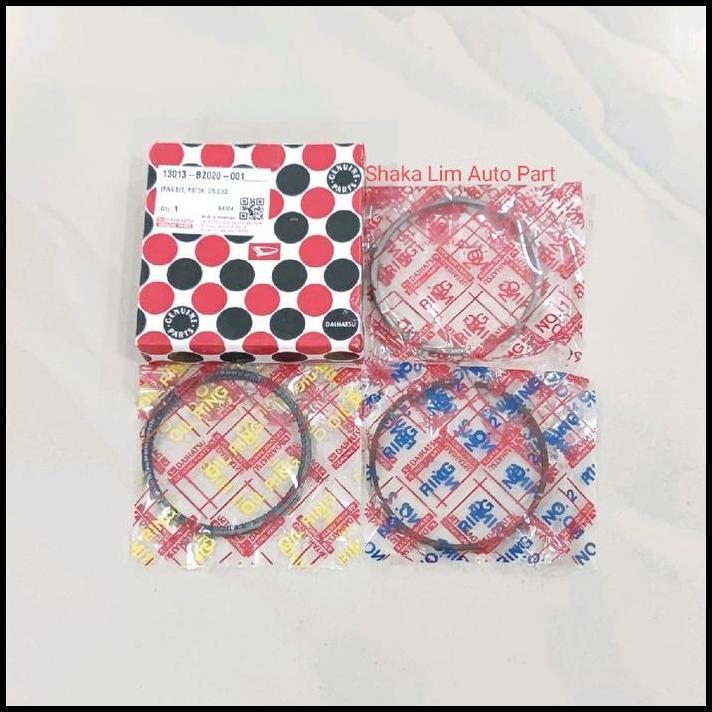 GRATIS ONGKIR RING SET PISTON SEHER AVANZA RUSH TERIOS GRANMAX LUXIO OVERSIZE 0.50 13013 - BZ020 - 0