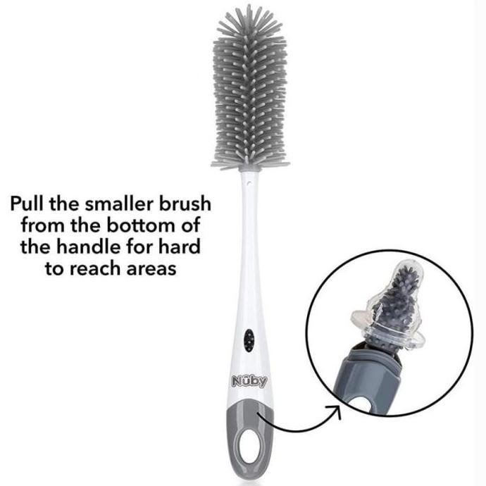 NUBY E BOTTLE & NIPPLE BRUSH WITH STAND