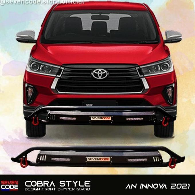 Front Bumper Guard Tanduk Depan Innova Reborn 2021 Cobra Sevene Baru