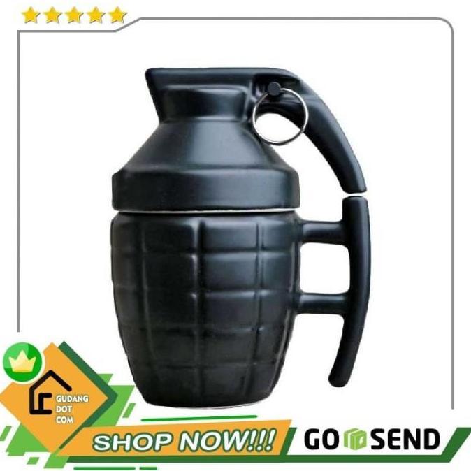 Gelas Mug Model Granat Tangan - KG4566
