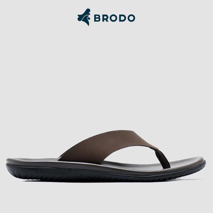 BRODO - Sandal Pria Flipper Brown BS