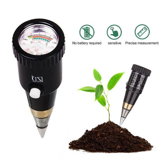 TOOLBOX 2 in 1 Pen Type PH Meter Soil Humudity Moisture Tester High Sensitivity Soil Acidity Tester 