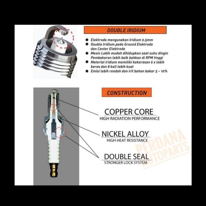 DISKON BUSI YAMAHA FREEGO - DAYTONA DOUBLE IRIDIUM 3398 