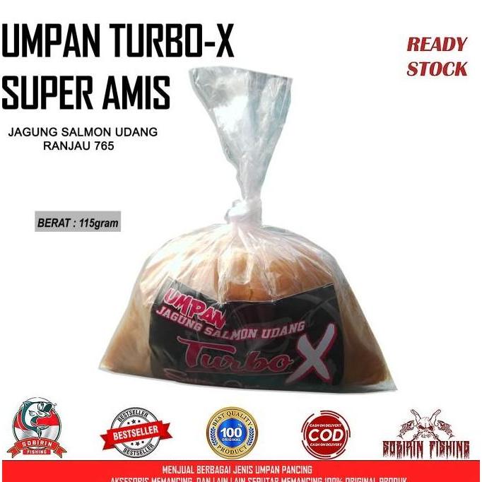 Umpan jadi super amis Turbo x jagung salmon udang umpan ikan mas original