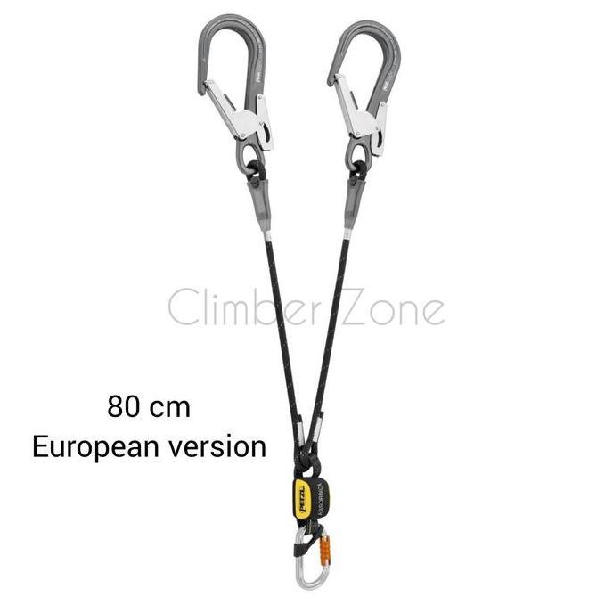 Petzl ABSORBICA-Y Lanyard 80 cm with MGO