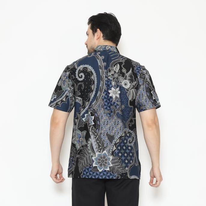 Kemeja Batik Pria - Bhatara Batik Olsen - Atasan Kemeja Batik Lengan Pendek