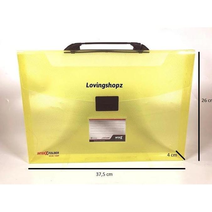 Stack- Case File 4 Cm Inter X, Tas Plastik Dokumen, Map Dokumen, Tas File