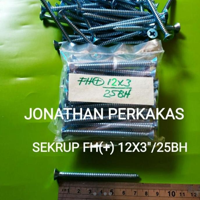 Sekrup Fh+ 12X3"Self Tapping Screw Fh+ 12X3Sekrup Fh+ 12X3" Terbaru 