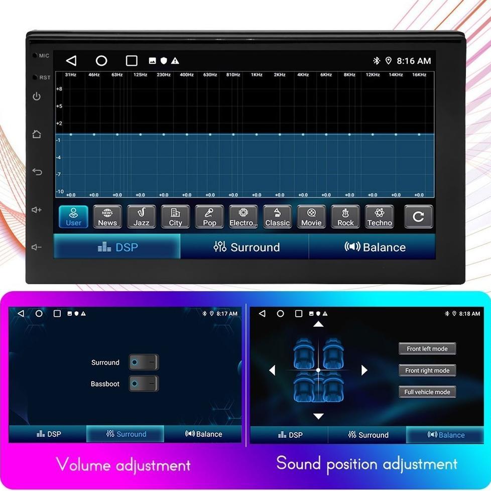 2026 Newest Android Player "9"10 Inch (8Gb Ram +128Gb Rom) With Cooling System Multimedia Mp5 Player
