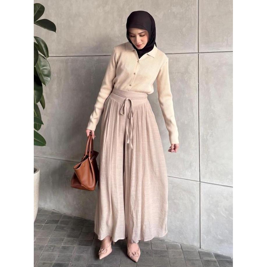 Earthly Allure GONEGANI OFFICIAL - Celana Wanita Model Kulot Thai Cullote