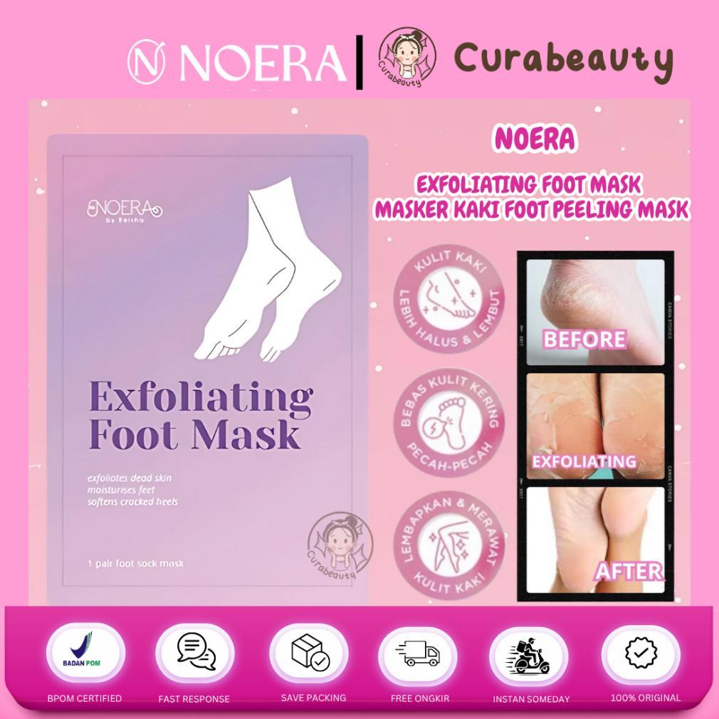 NEW CURABEAUTY MANADO NOERA EXFOLIATING FOOT MASK - MASKER KAKI FOOT PEELING MASK [terbaik][terlaris