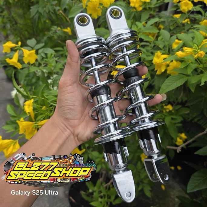 AVAHAJA SHOCKBREAKER SEKOK SHOCK BELAKANG AEROX 155 NOUVO UKURAN 280MM TOPUP KRUM CHROME UKURAN 280 