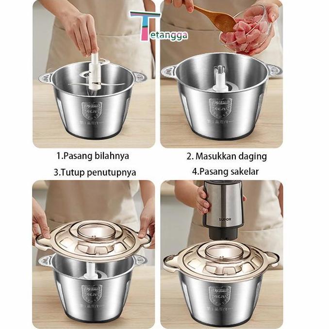 food chopper stainless steel