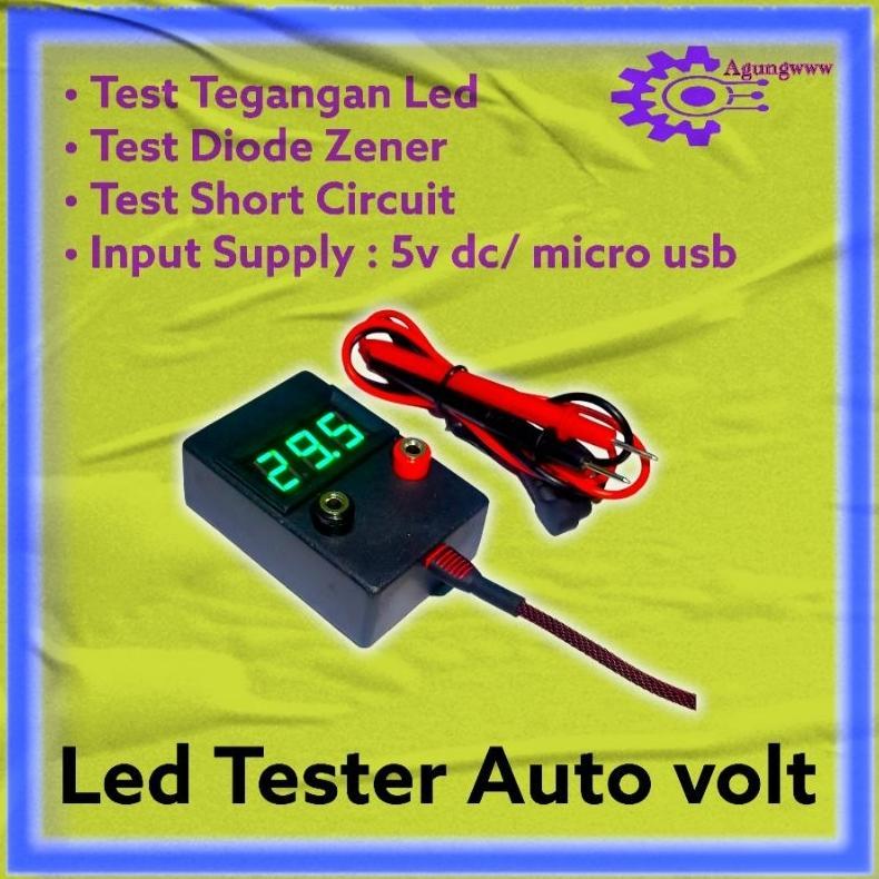 Led tester auto volt alat tes led,backlight dan diode zen