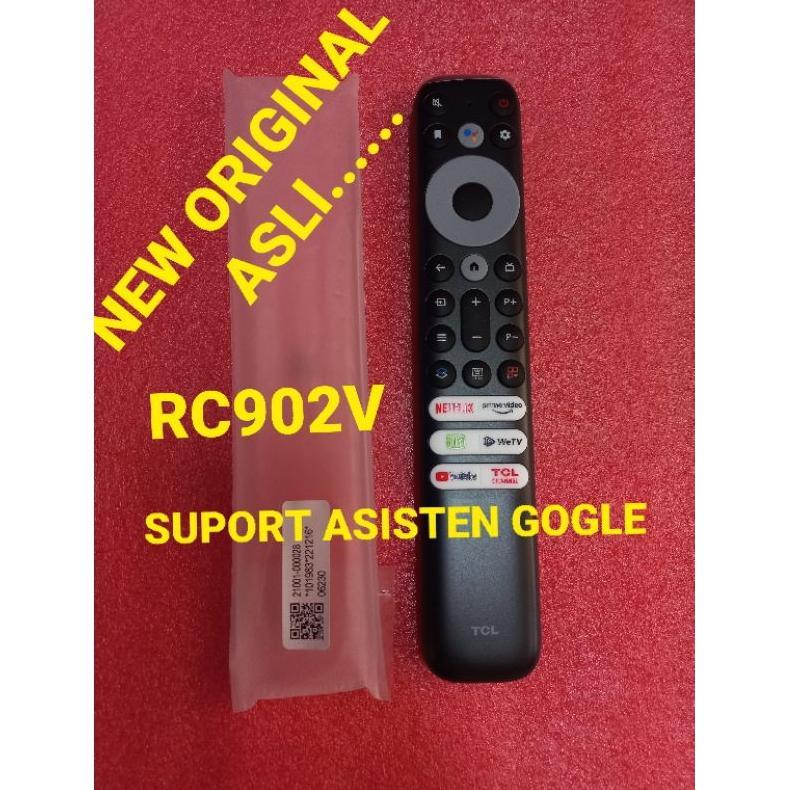 remot original tcl remote remot tcl smart tv   android / gogle tv TCL  voice gogle - model - RC902V 