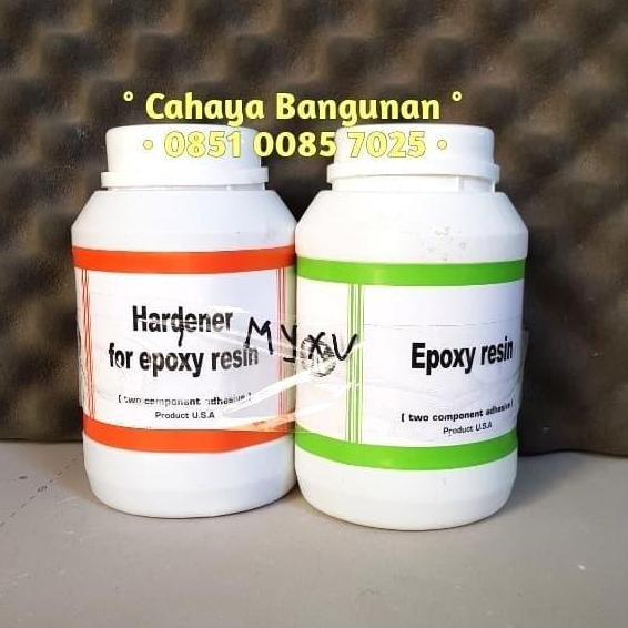 Lem Epoxy Resin Poxy Sk 2 Dua Komponen Perekat Beton Batu Keramik Besi Terbaru 