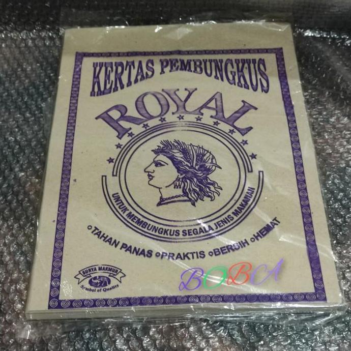 Kertas Nasi Coklat /Kertas Bungkus Nasi ISI 100 PCS