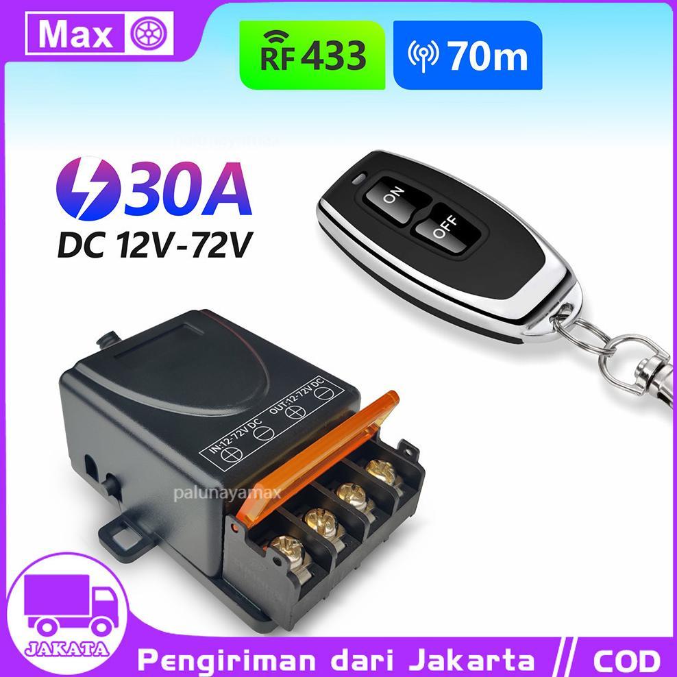 Relay Switch AC 220 DC 12V 1CH Remote Control Saklar on off /Sakelar Kontrol Jarak Jauh Nirkabel RF 