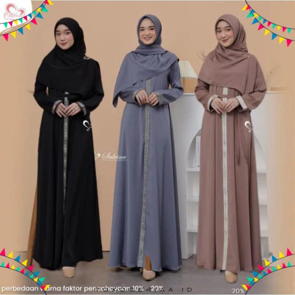 Diskon Abaya Gamis Terbaru/Abaya Turkey Wolfis Premium/Gamis Abaya Arab Full Rendah Terbaru/Abaya Ma