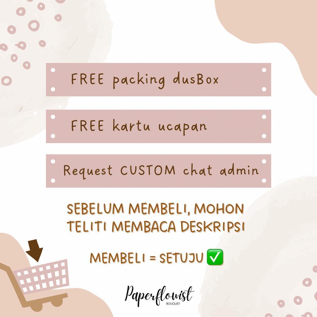 . [] | Buket Bunga Kering / Bucket Bunga Abadi / Bucket Wisuda / Bouquet Tunangan Lamaran Pernikahan