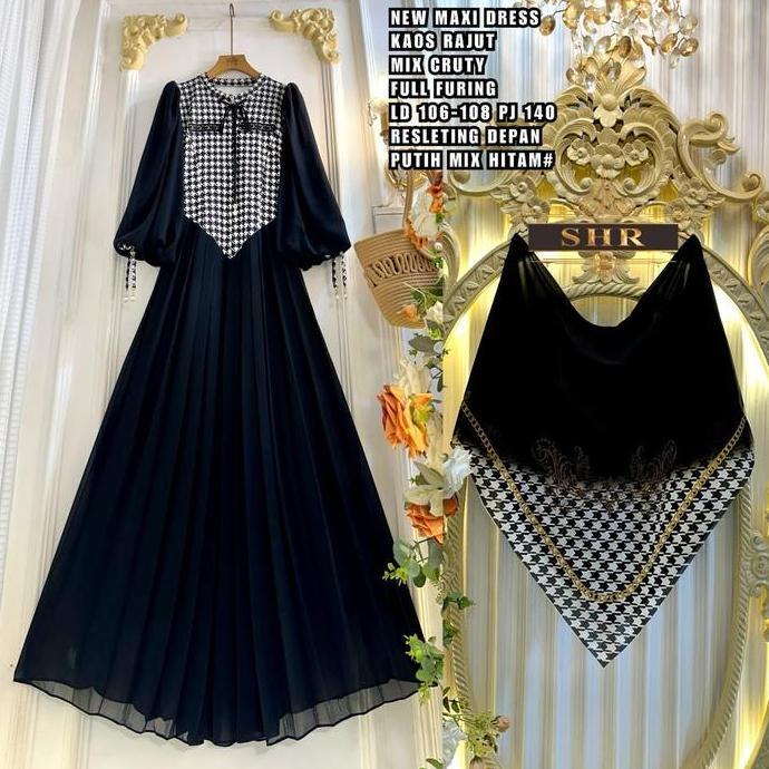 Wxwxw- Cod Shr TerbaruGamis Rajut Pita Honstood Cantik