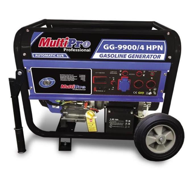 Terlaris Mesin Genset Listrik Multipro Gg-9900/4 Hpn Gasoline Generator Gg 9900