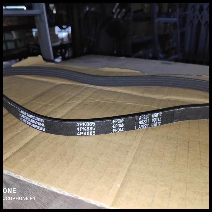 DISKON MITSUBOSHI FAN BELT 4PK885 EPDM TALI KIPAS FANBELT 4PK 885 TIMOR 