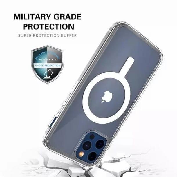 Case Magsafe magnetic Akrilik for iphone 11 / 12/ 13/ 14 pro plus max