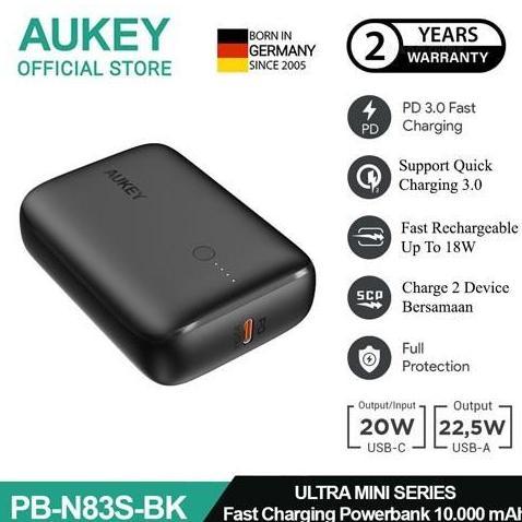Powerbank Aukey PB-N83S 10.000mAh PD 3.0