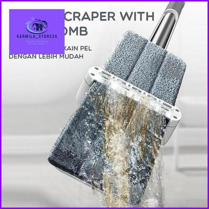 Alat PEL Lantai Otomatis SAMONO Clear Mop Alat Pel Praktis