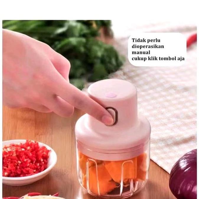 MURAH BERKUALITAS - Mini Chopper Electric Garlic | Blender  Mini | CHOPPER MINI CAS