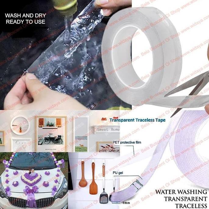 TERBARU|TERMURAH|BARU|PREMIUM|TERLARIS|GARANSI|DISKON|PROMO PEREKAT DUA SISI MULTI GUNA REWASHABLE 5