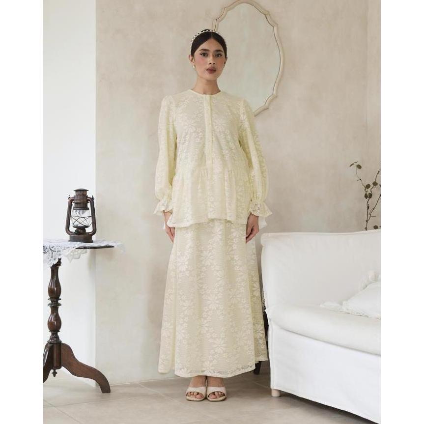 LISH - Amyra Blouse / One Set | Baju Brukat Wanita HI