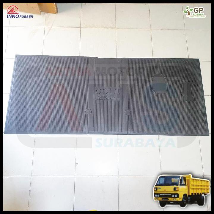 TERBARU KARPET KARET ALAS LANTAI KABIN TRUK COLT DIESEL UMPLUNG 100PS 120PS PS100 PS120 DEPAN 
