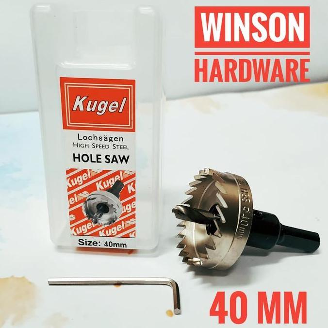 Soon- Holesaw Besi Hss 40Mm Kugel | Hole Saw Mata Bor Besi 40 Mm