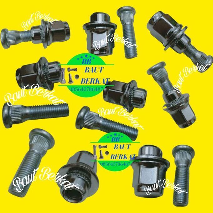 Baut Roda Mur Racing Avanza Xenia Rush Yaris Agya Calya Altis 5Cm