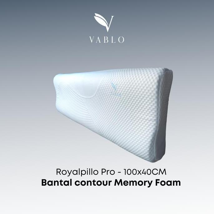 HARGA PABRIK - Vablo Royalpillo Xtra Long Pillow - memory foam - contour pillow
