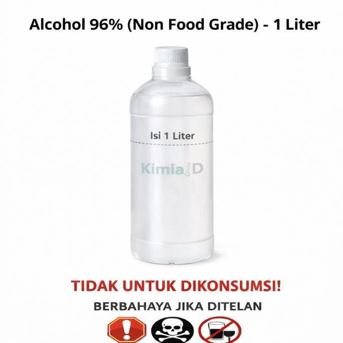 DISKON SPESIAL - Kimiaid Alcohol 96% 5 Liter Ethanol 96% Disinfektan Antiseptik Alkohol Pembersih No