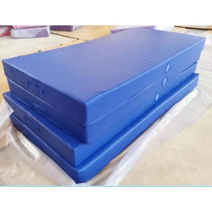 Matras Senam Lantai - Matras Busa Rebonded - Matras Olahraga Untuk Sekolah Tebal 20cm Uk 100x200 CM