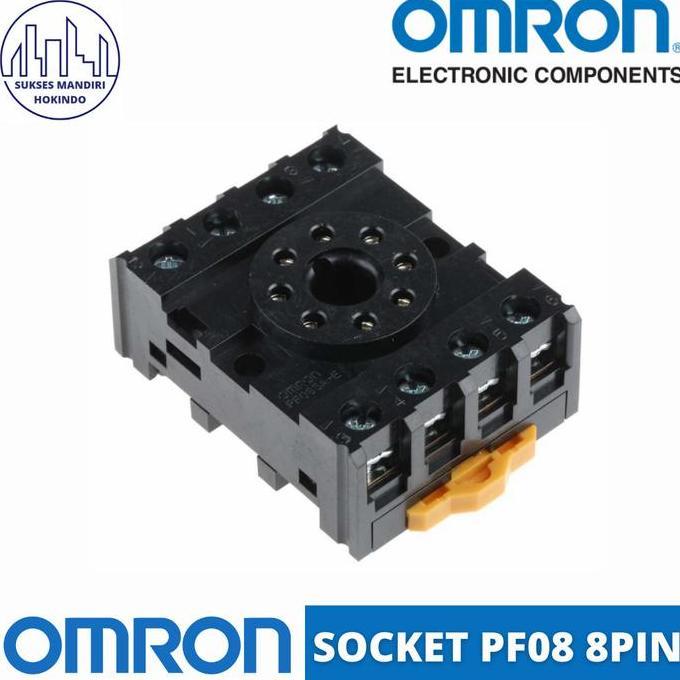 Promo Socket Omron 8 Kaki 8 Pin for MK Relay Original SNI Diskon