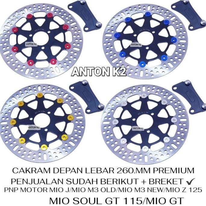 Piringan Cakram Depan Disc Lebar 260Mm Motor Mio J/Mio Soul Gt 115 Dll