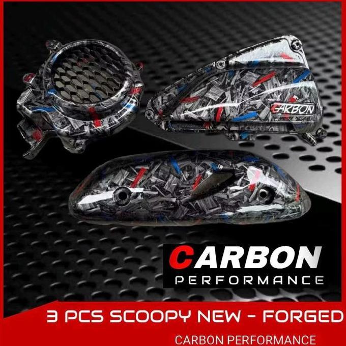 Paket Carbon Scoopy New Carbon Forged 3 Pcs 2021-2024 / Paket Paket Carbon Forged Scoopy New 2021-20