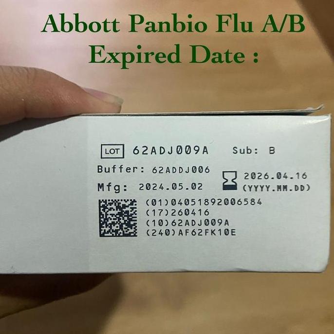 Abbott Panbio Flu A/B Antigen / Covid Isi 10 Test