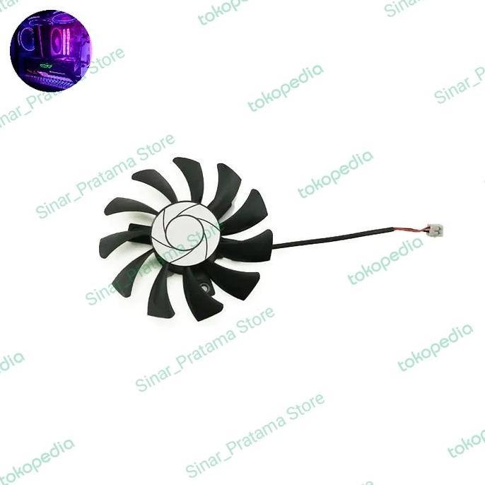 Fan Vga T128015Sh 75mm 2pin GTX 650 650Ti GTS 450 UNIVERSAL