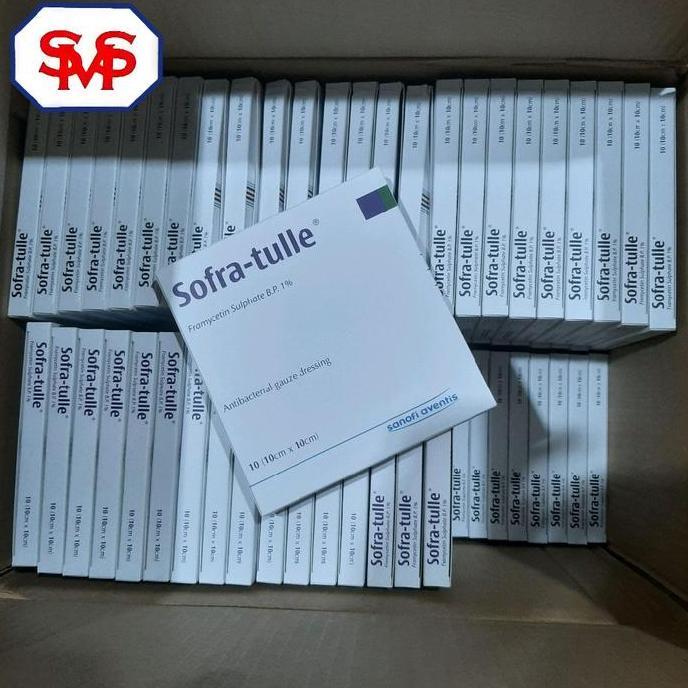 Sofra-tulle 10cm x 10cm 1 box isi 10 / Sofratulle 10cm x 10cm